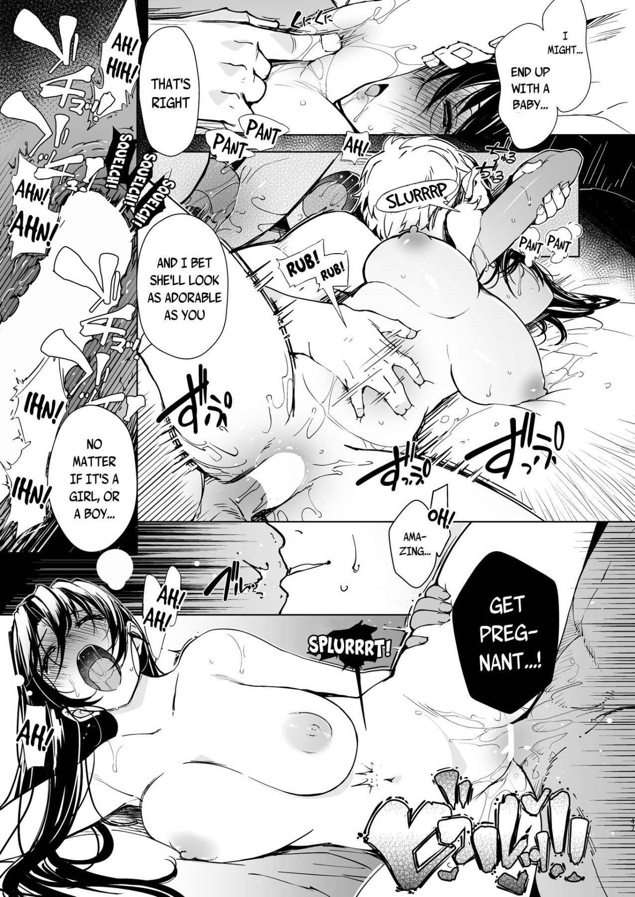 Hentai Manga Comic-Report of the Secretary Kashima 3-Read-46